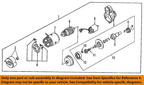 Nissan oem 23300ca00a starter/starter motor