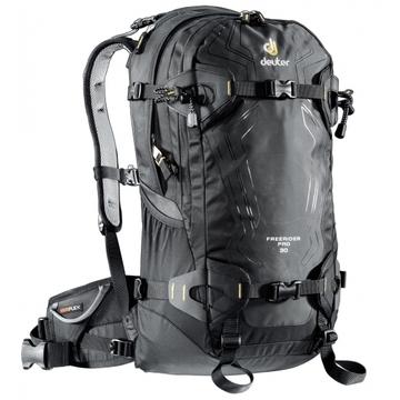 Deuter freerider pro 30 backpack - black/black 22 x 12 x 7.1 inches - 33530