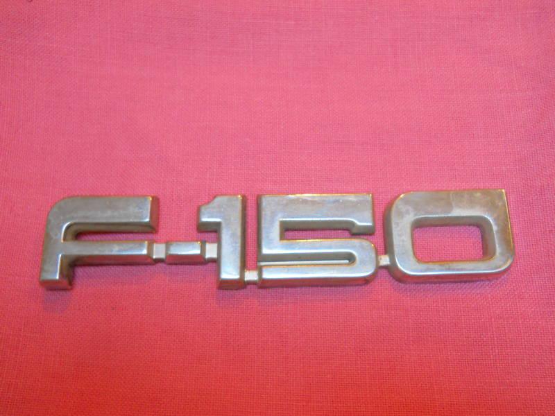1980's ford f150 truck side emblem oem e8tb-16b114-aa