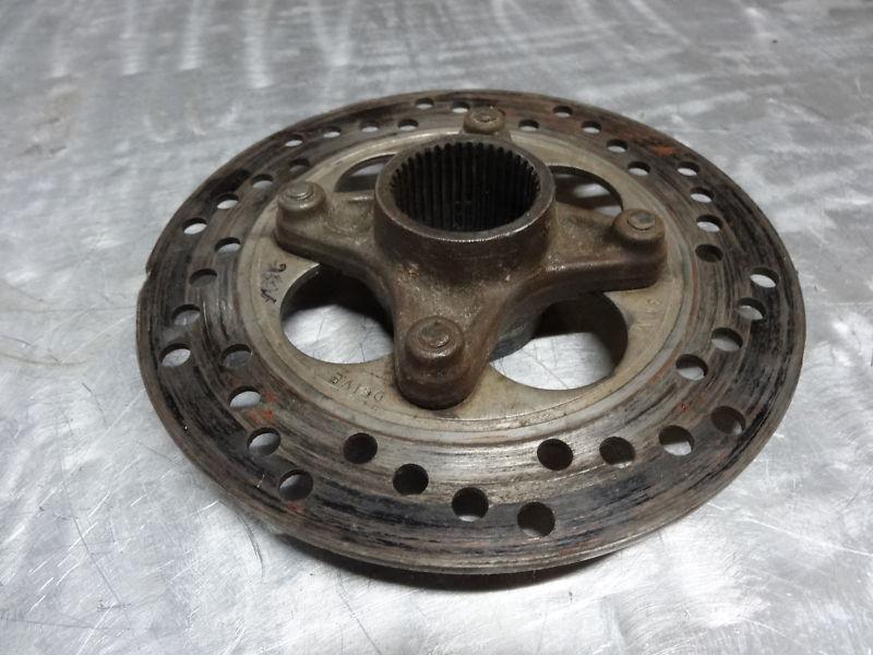 Stock oem trx250r rear brake hub & rotor trx 250r 