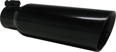 Mbrp exhaust tip 4" inlet bolt-on 5" outlet black t5124blk