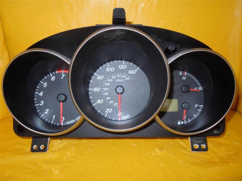 04 05 06 mazda 3 speedometer instrument cluster dash panel gauges 100,456