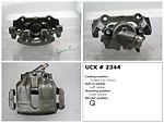 Undercar express 10-22344 front left rebuilt caliper with pad