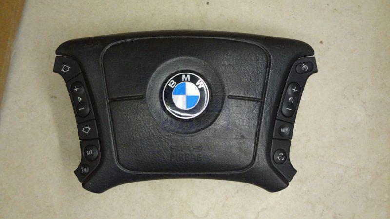 99-03 bmw 525i 528i 530i 540i driver air bag airbag black w heated wheel button