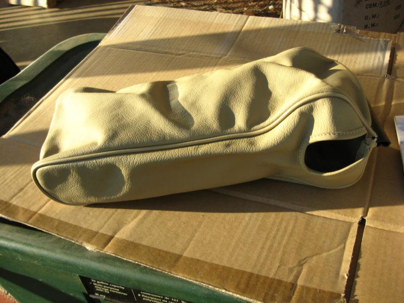 Mercedes armrest cover cream beige leather w-126 chassis 1981-1991 