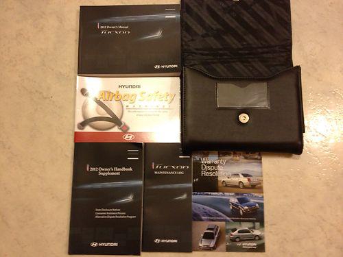 2012 hyundai tuscan owners manual, case and added books