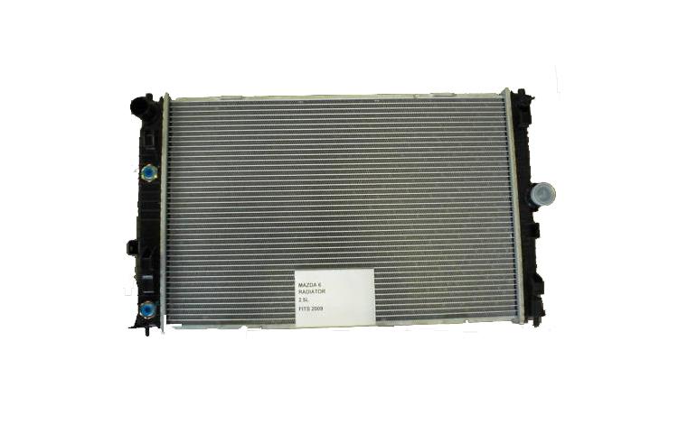 Replacement radiator 2009-2010 mazda 6 automatic transmission 3.7l v6 ca0715200a