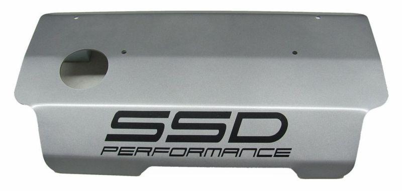 Ssd performance aluminum engine cover fits 2009-12 toyota matrix 2.4 l silver