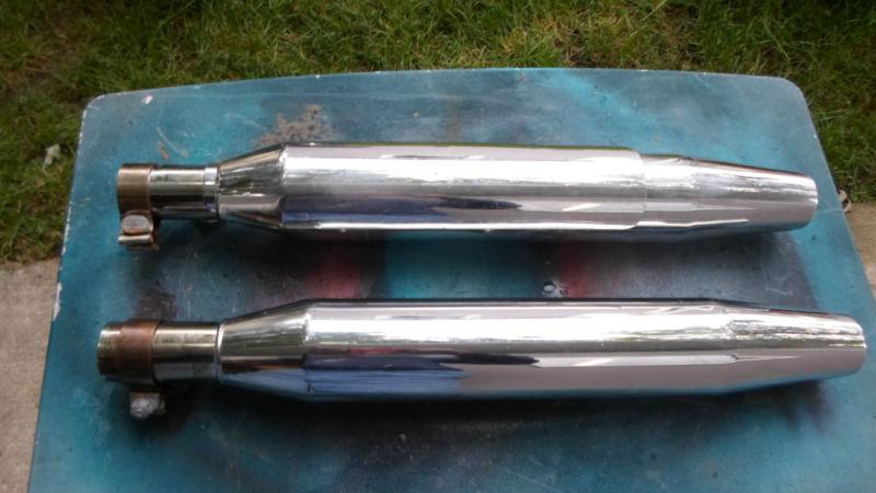 Harley softail 2004  mufflers with baffles