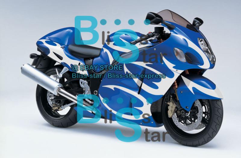 Injection fairing w4 with tank seat for gsx-r1300 gsxr1300 hayabusa 97-07 158