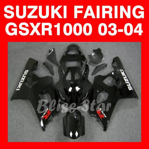 Injection fairing bodywork kit set fit gsx-r1000 gsxr1000 2003-2004 16 w4