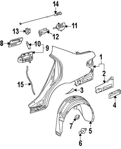 Mercedes-benz 2126300067 genuine oem factory original hinge assy