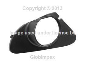 Bmw e63 e64 (04-10) fog light trim bumper cover front right (passenger) genuine