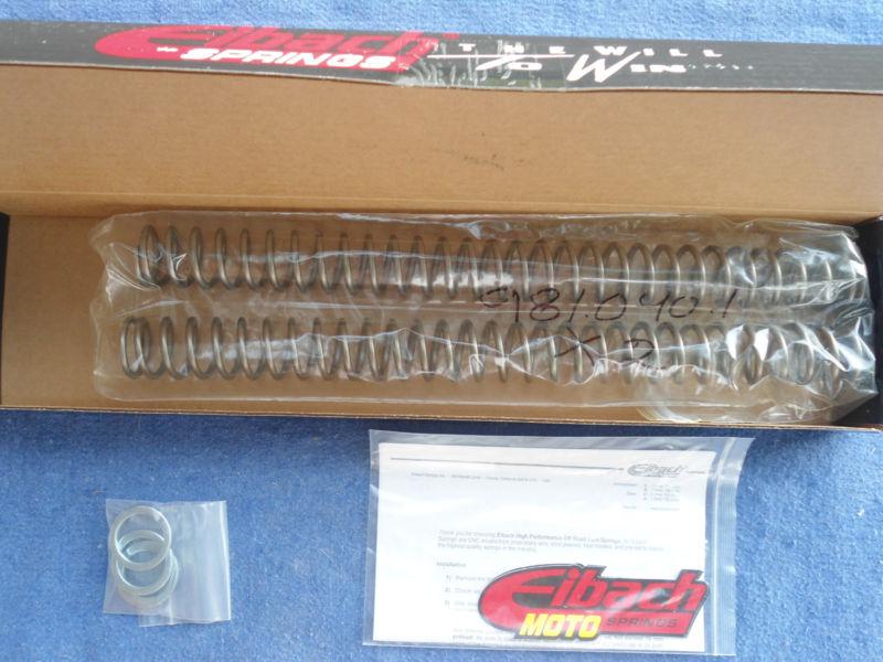 Eibach fork springs yz125 yz250 yz250f yz400 yz426 yz450 wr400 wr426 wr450 .40kg