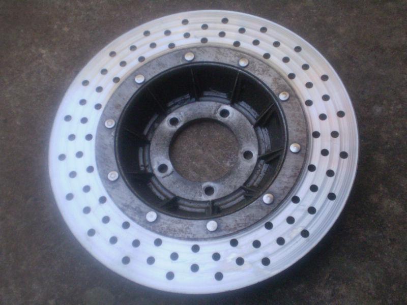 Bmw motorcycle airhead drilled brake disc 1974 to 1984 front or rear 