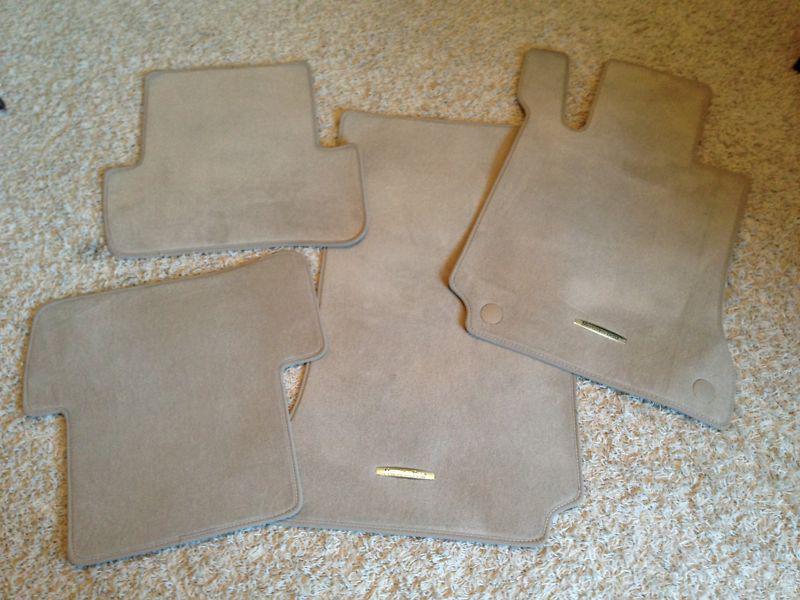  mercedes c c250 c300 c350 carpet set floor mats new beige 