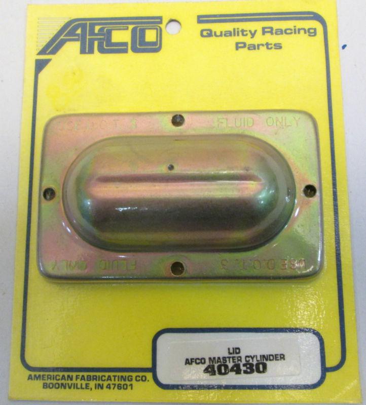 New afco 40430 master cylinder lid - imca wissota usra ump race car