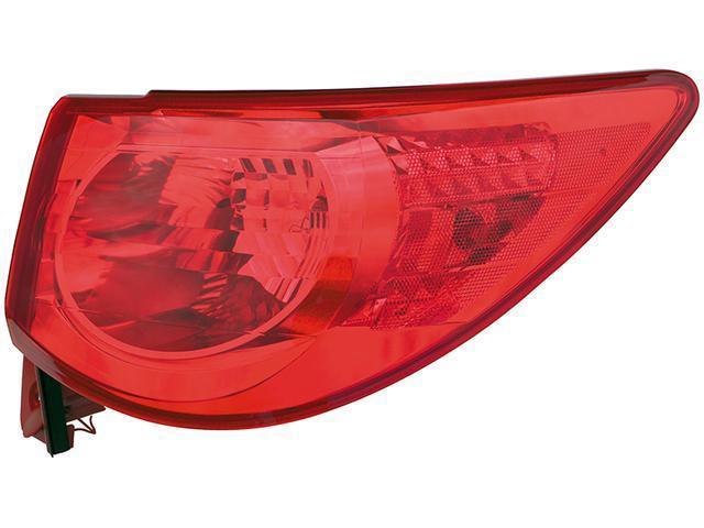 Tail light chevy travrse 2009 09 10 11 12 quarter mount left (gm2800238) 623777