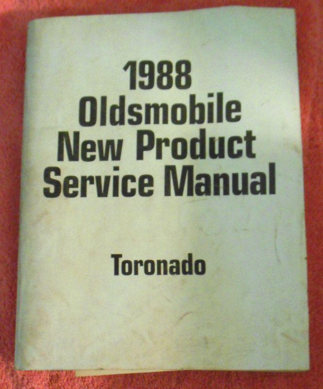 1988 oldsmobile new product service manual toronado chevy gmc dealership shop