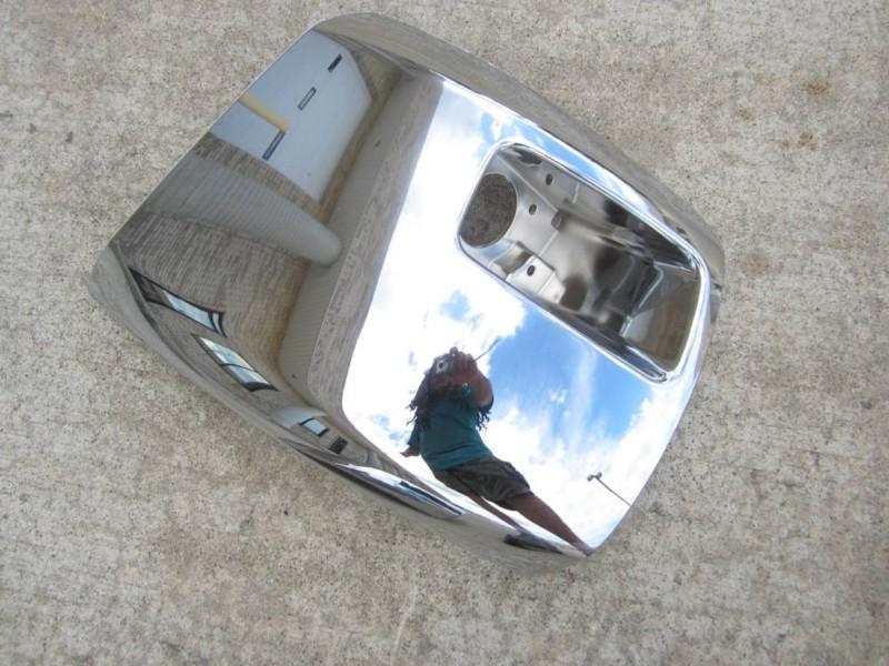 2007-2012 silverado 1500 lh left hand driver side chrome bumper end caps cap