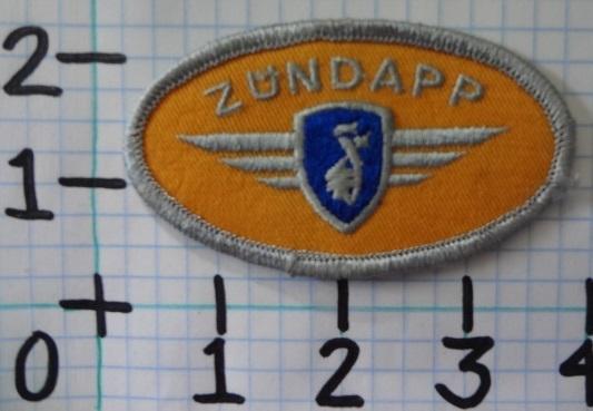 Vintage nos zundapp motorcycle patch from the 70's 006