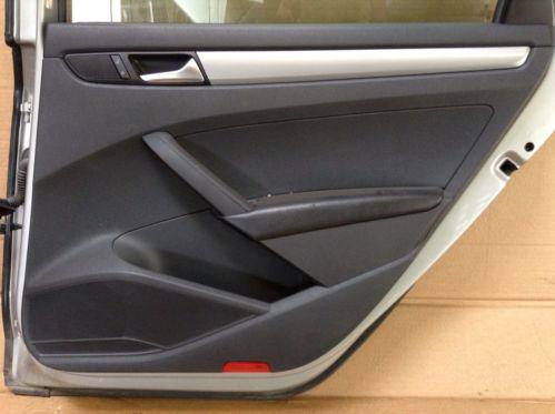 12 oem vw volkswagen passat b7 rear rh right interior door trim panel cover blk