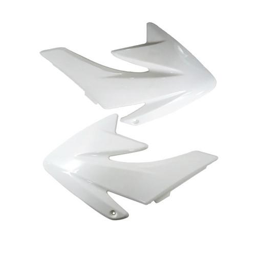 White plastic tank shrouds body plate fender f/ honda crf70 ssr dirt bike pit