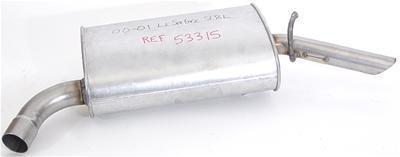 Walker exhaust muffler quiet-flow 3 oval steel aluminized buick pontiac each