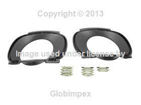 Bmw e70 x5 (2007-2010) exhaust tip trim kit bumper cover genuine 1 year warranty