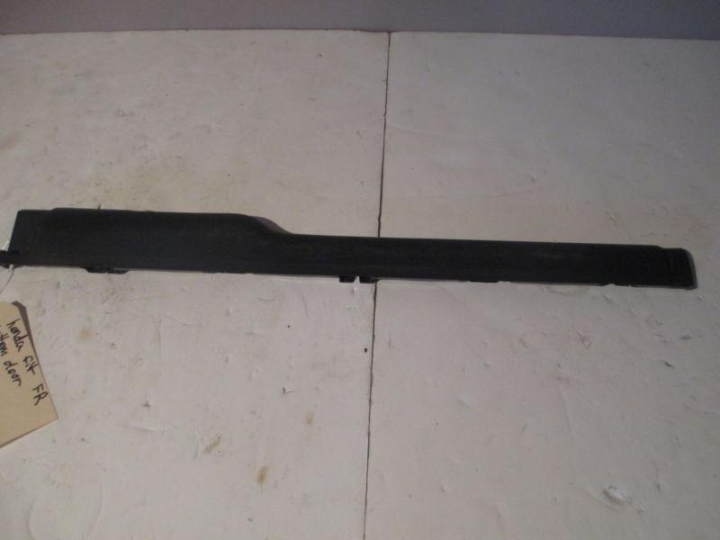 07 08 honda fit sport front right lower inner floor garnish plastic cover trim