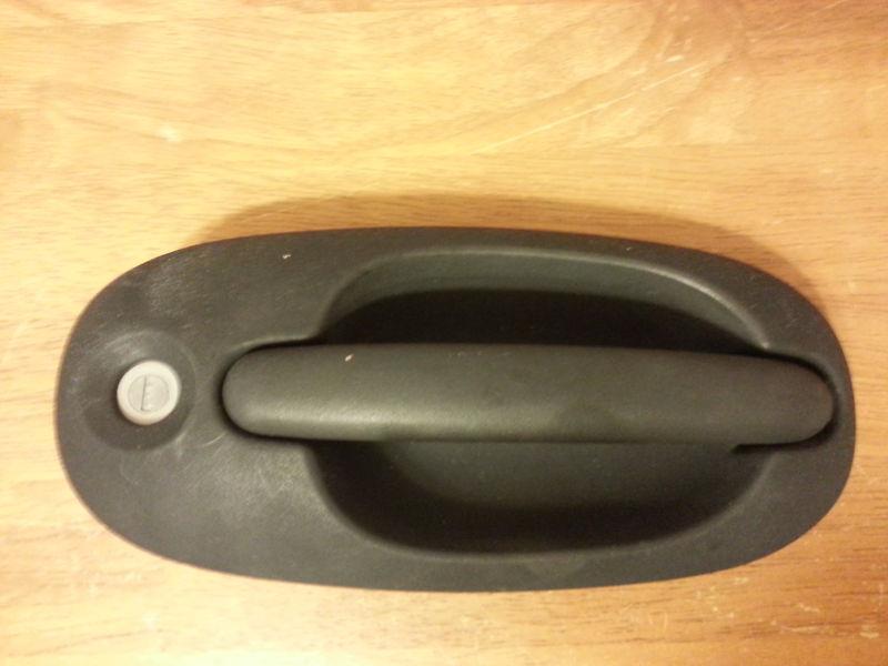 Caravan [96-00] rh outer passengers side sliding door handle black