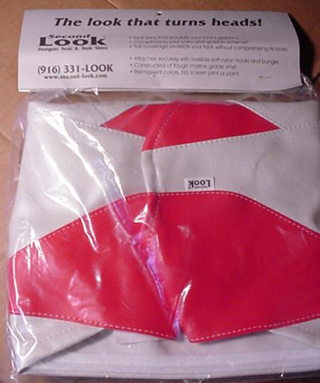 2000 honda cbr 929 'ltd'  tank bra red & white second look designs skins