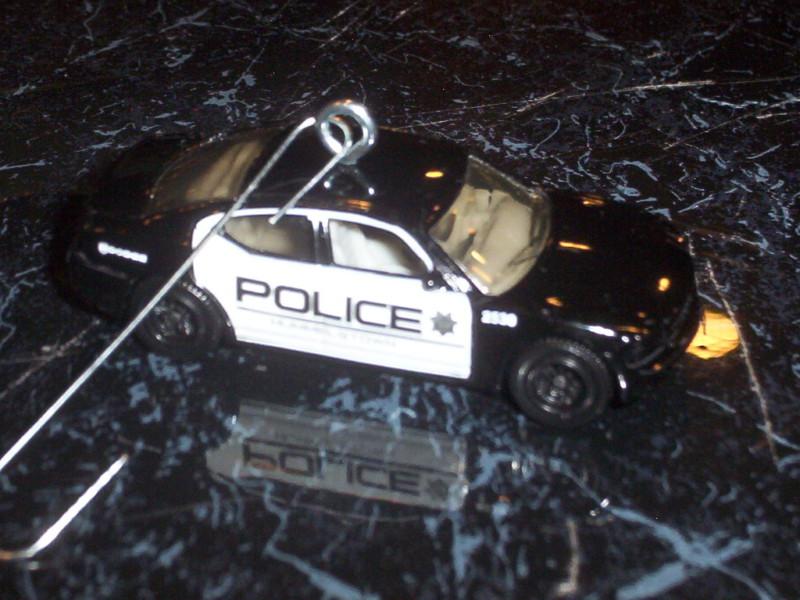 Christmas tree ornament dodge charger r/t police car