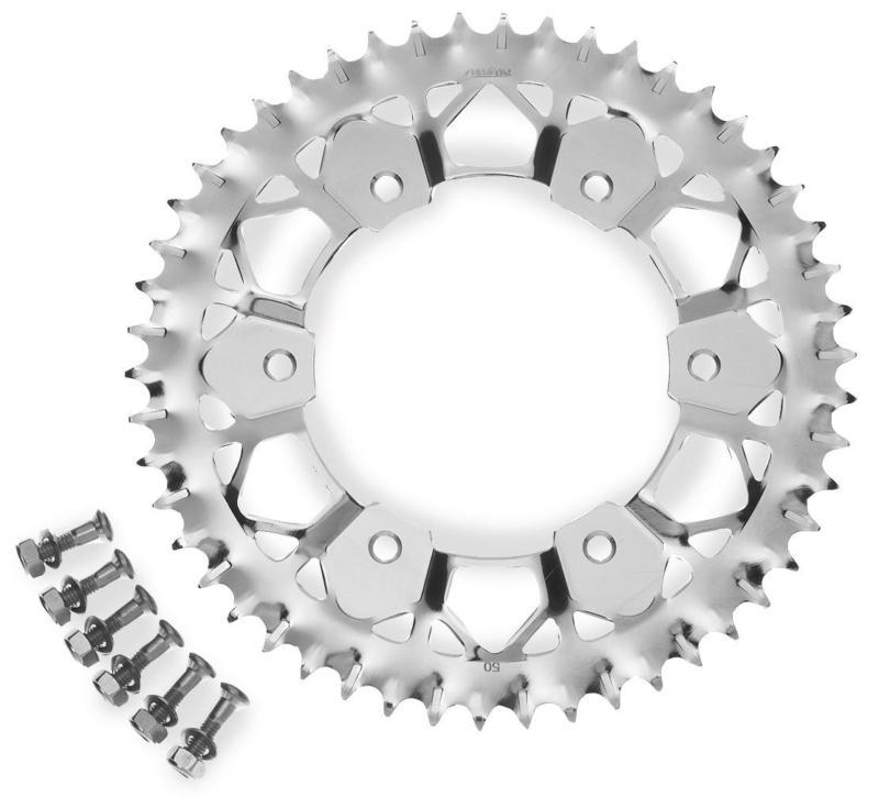 Sunstar works z rear sprocket - matte silver - 49t  8-357749e