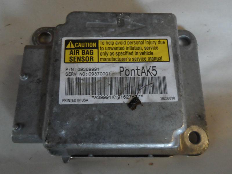 99-03 pontiac grand prix gt air bag module computer 1999 2000 2001 2002 2003