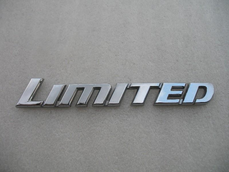 2000 toyota 4runner limited side chrome emblem logo badge sign 96 97 98 99 01 02