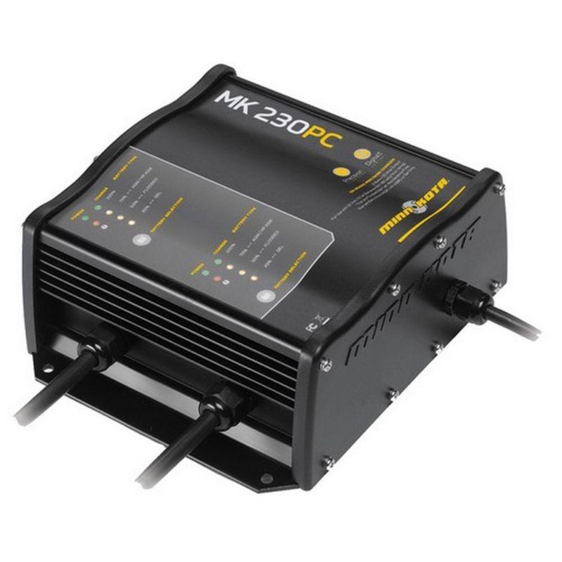 Minn kota mk-230pc 2 bank 30 amp precision digital battery charger