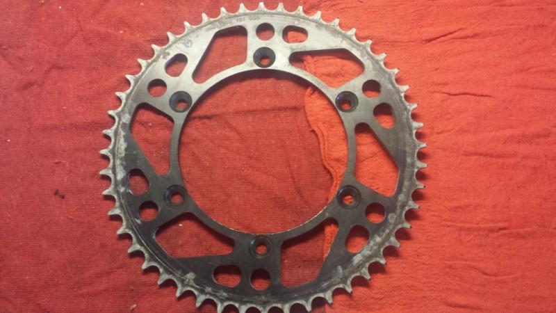 Moose rear 48 aluminum sprocket black ttr230 wr250f wr450f yz125 yz250 yz450f 