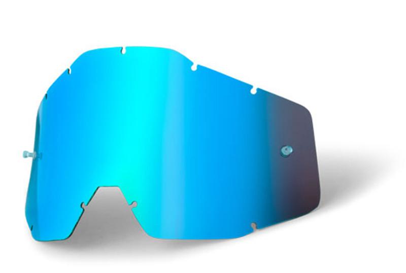 New 100% goggle replacement lens, mirror blue, racecraft/accuri