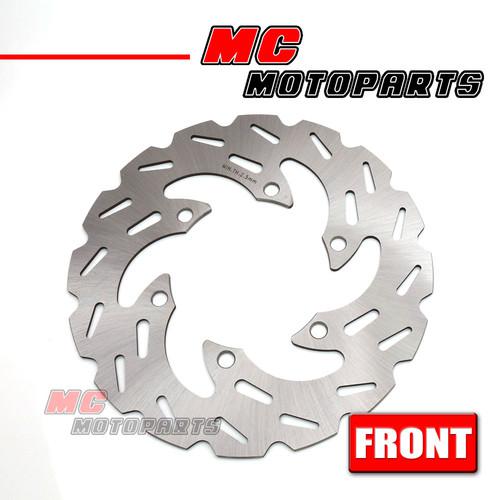 Front solid mx brake disc rotor for kawasaki kx85 00-05 06 07 08 09 10 11 12 13