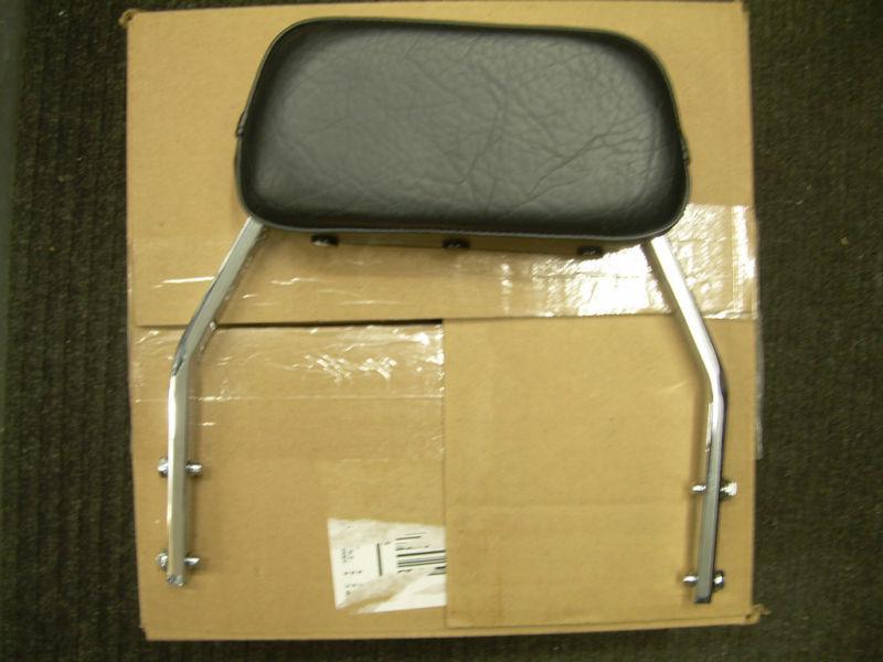 Nos honda vtx1800f low chrome backrest- fits all years