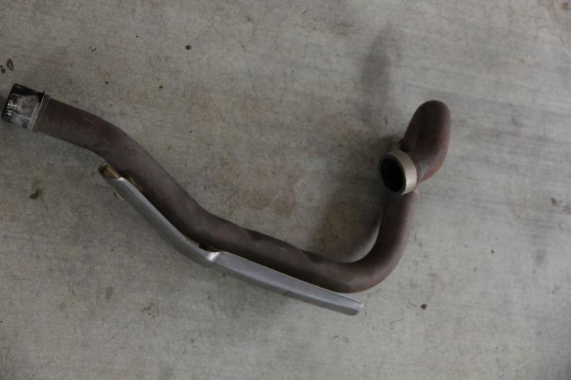 2003 suzuki z400 ltz 400 exhaust head pipe with heat shield 