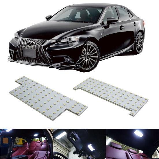 2014-up lexus is250 is350 140-smd exact fit led panels interior lights package