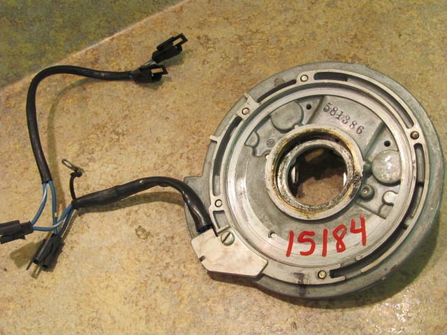 Johnson evinrude armature plate assy 1974-76 9.9 15 35 hp 581386 **15184**