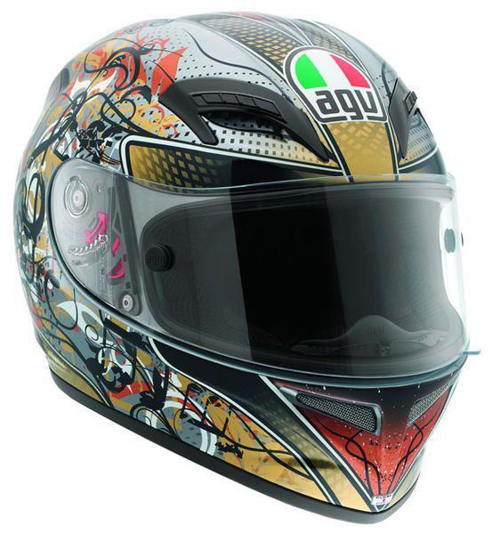 Agv grid violin key full face street helmet new xs x-small