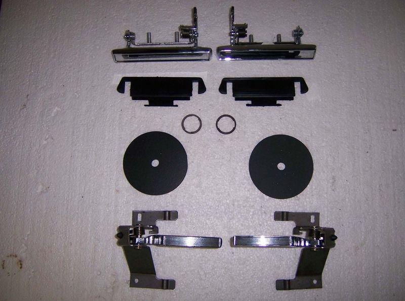 Door handles 4 w gaskets new 1978 - 1987 el camino monte carlo cutlass