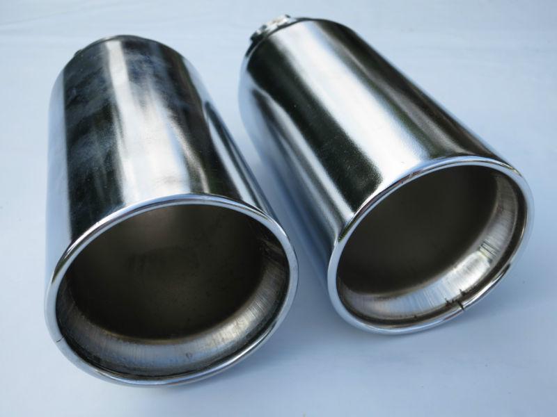 Mazda rx-7 / rx 7 turbo oem factory exhaust tips 1986 1987 1988 1989 1990..new!