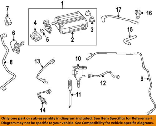 Mopar oem 5038437ab emission-purge line