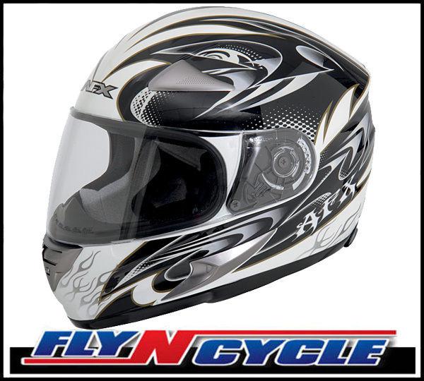 Afx fx-90 white dare xs full face motorcycle helmet dot ece