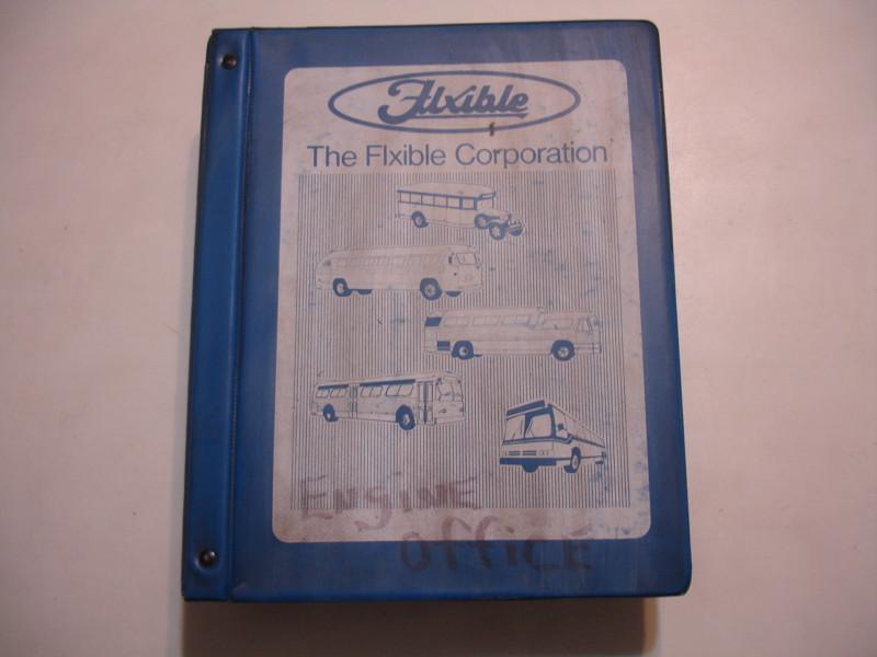 Flxible 40102-4t (50) corportn coach transit bus parts catalog list service shop